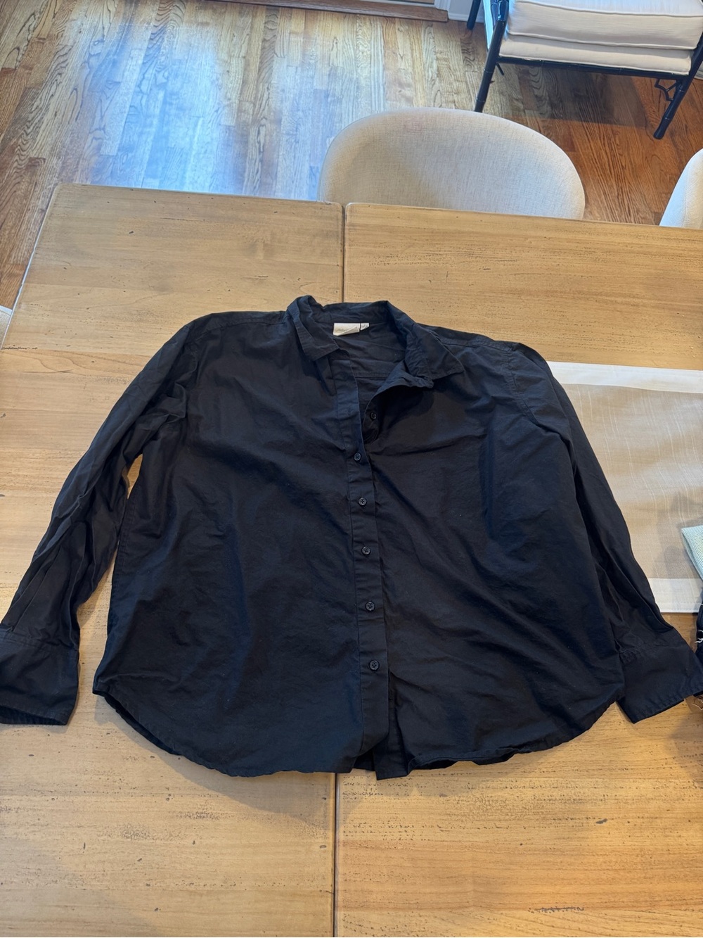 Relaxed Black Carolyn Shirt for Women